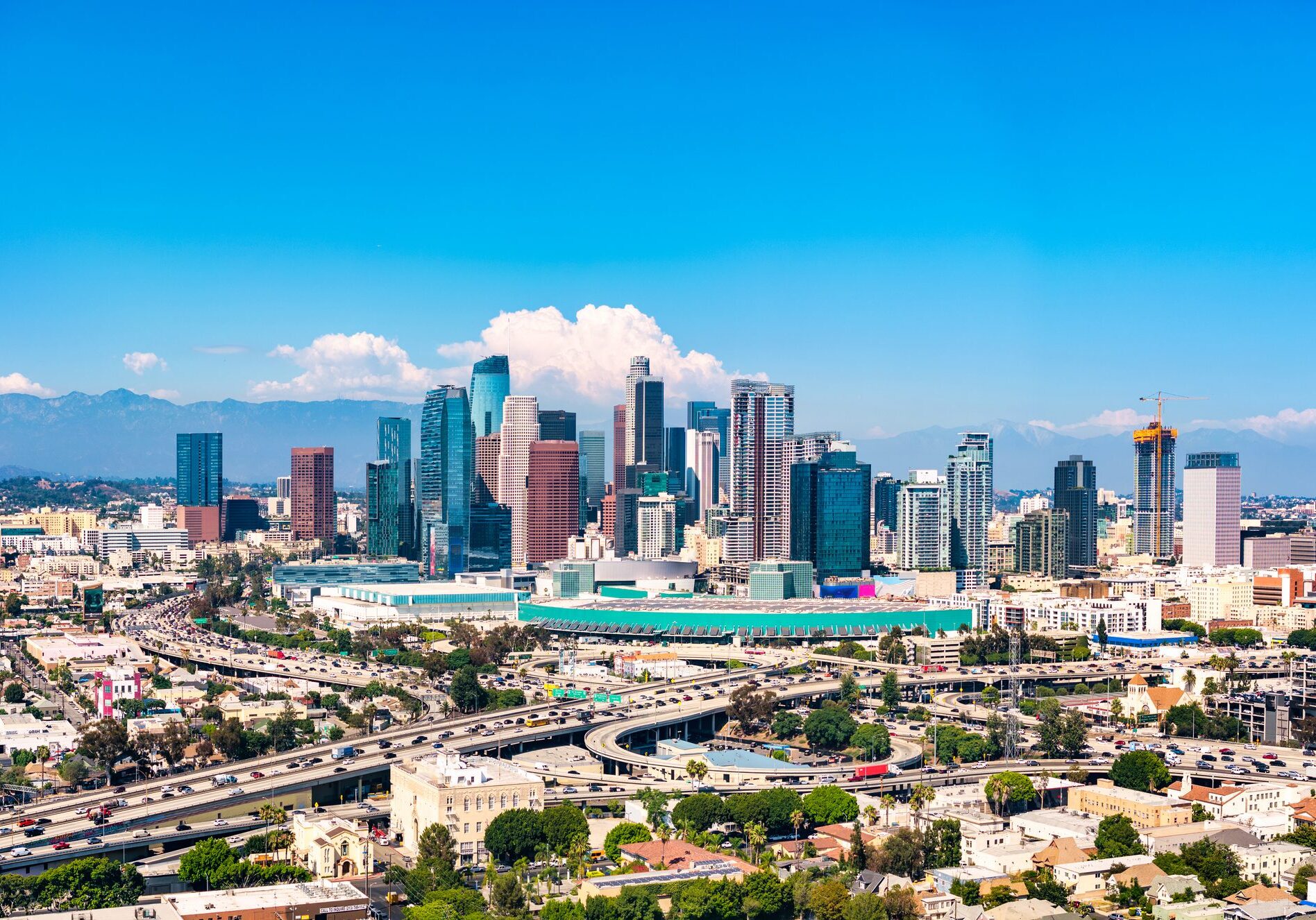 Los Angeles California Drone Aerial